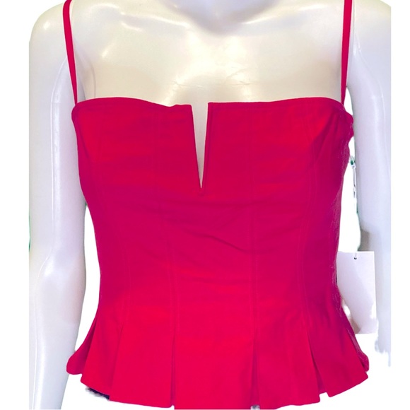 NWT Reformation Rhubarb Shia Top - Picture 3 of 7